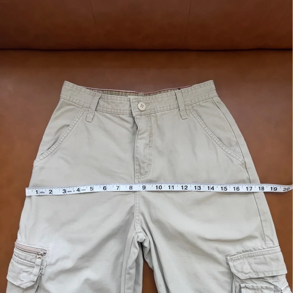 Mossimo Big Kids Boys Size 14 Light Tan Khaki Cargo Utility Shorts NWOT